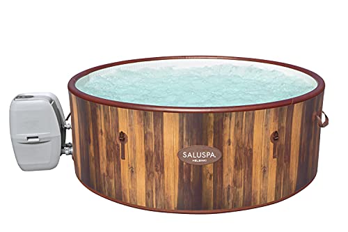 Bestway Helsinki SaluSpa 7 Person Inflatable Outdoor Hot Tub Spa with 180 Soothing AirJets
