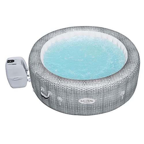 Bestway Honolulu SaluSpa 2-6 Person Inflatable Round Outdoor Hot Tub Spa with 140 Soothing AirJets
